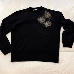 Tuckernuck Black Sweater with Starburst Accents